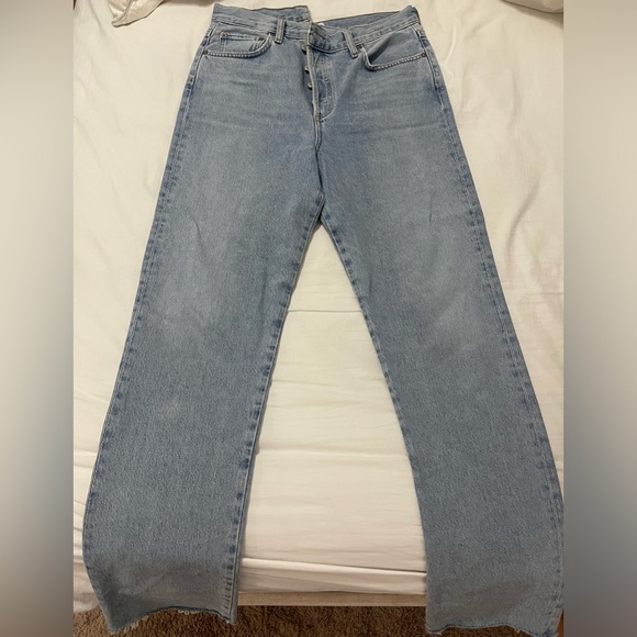 AGOLDE CRISS CROSS STRAIGHT JEAN - Picture 9 of 10